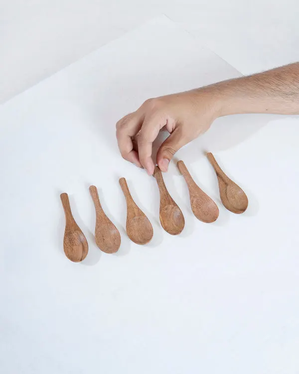 Wooden jar Spoon Set small spoon - Image 3