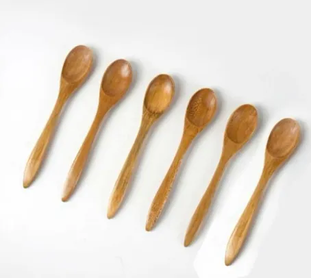 Polished Wooden Tea Spoon 6 pieces set